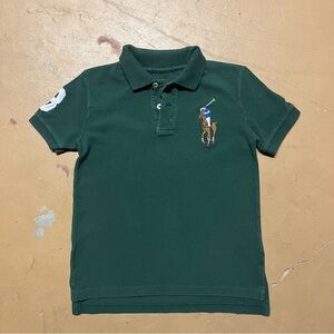 Vintage Polo by Ralph Lauren Kids Dark Green Polo Shirt